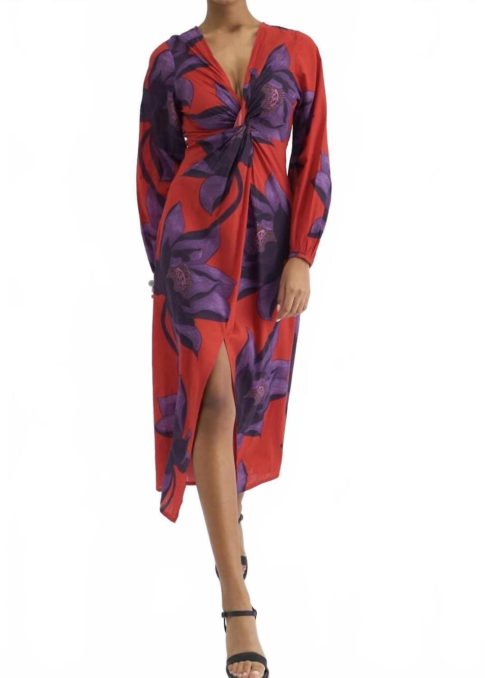 NEW BEYOND BY VERA morgan dress in red